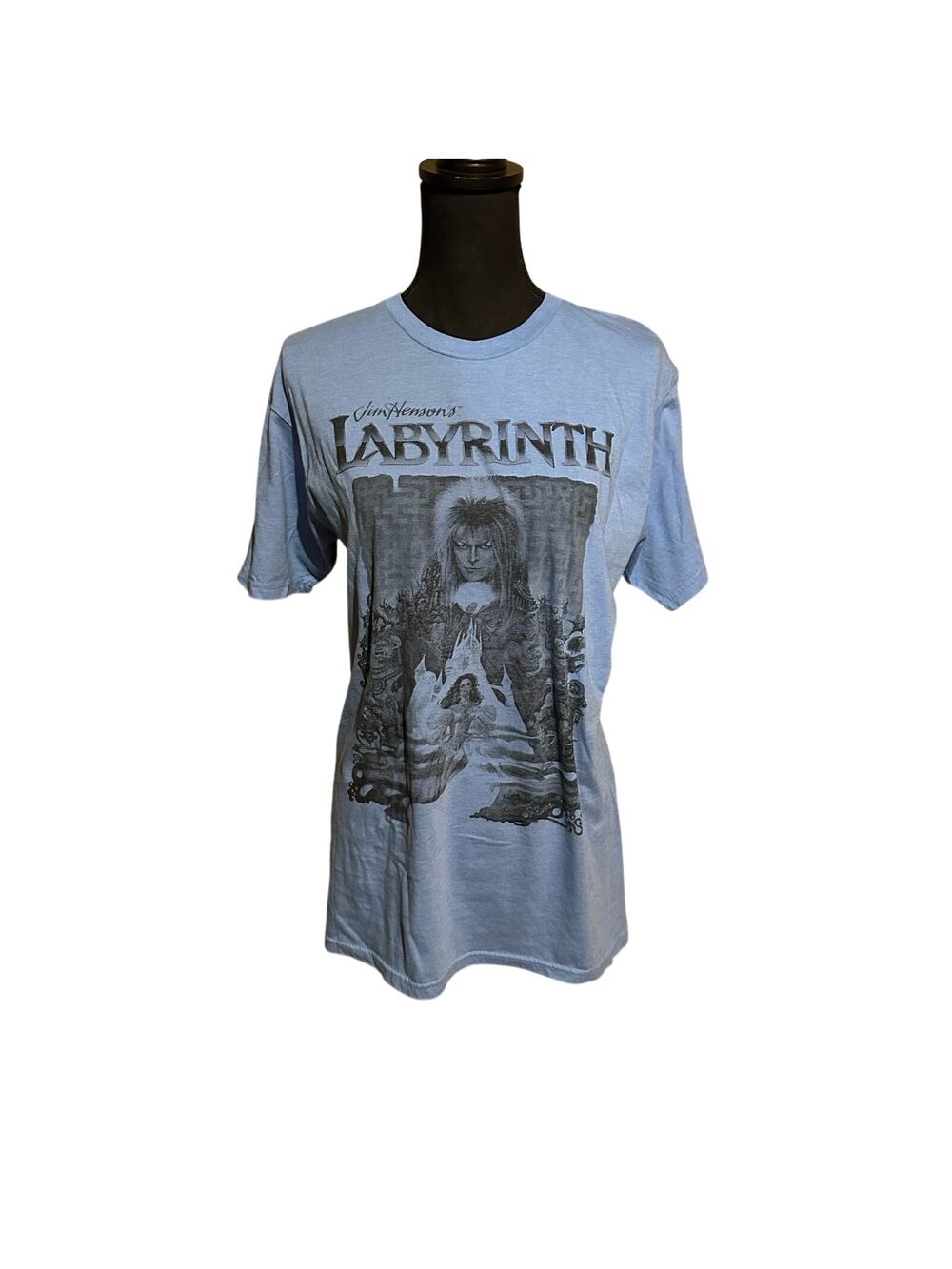 Labyrinth Graphic T Shirt Women's M Jim Henson David Bowie Goblin King Movie